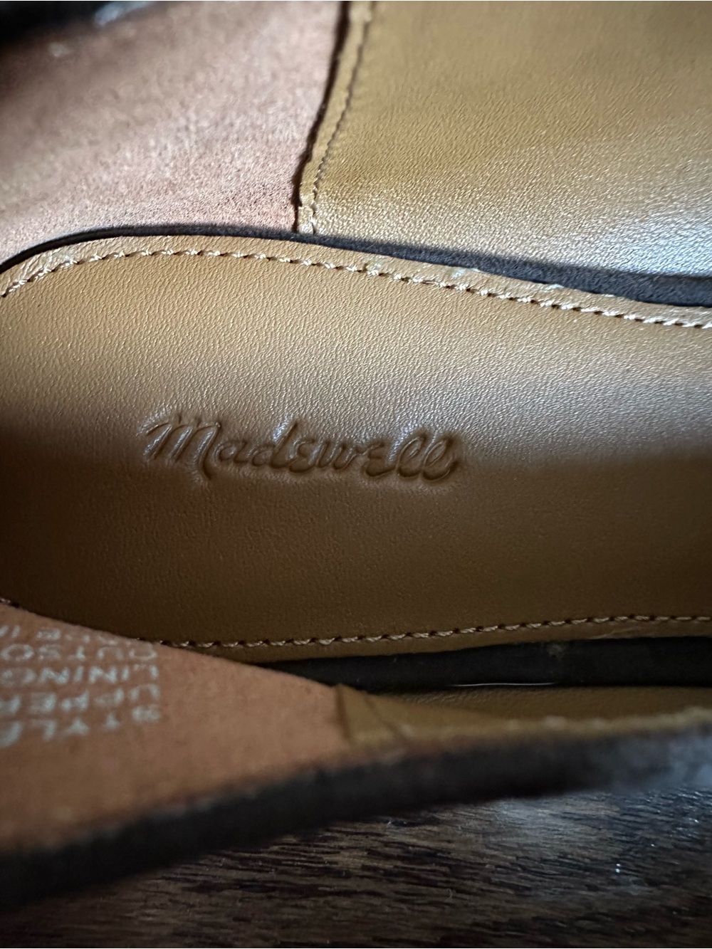 NWOB Madewell Mylie Ballet Flat Suede Chocolate Brown NX064 - Picture 9 of 11